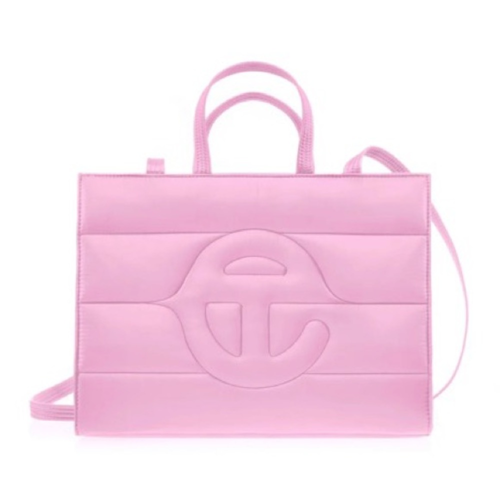 RARE telfar bubblegum pink medium puff bag